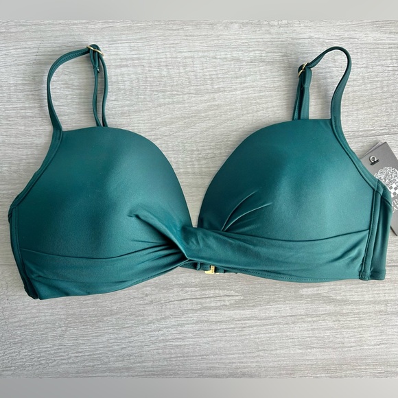 Vince Camuto Teal Bikini Top - Picture 1 of 7